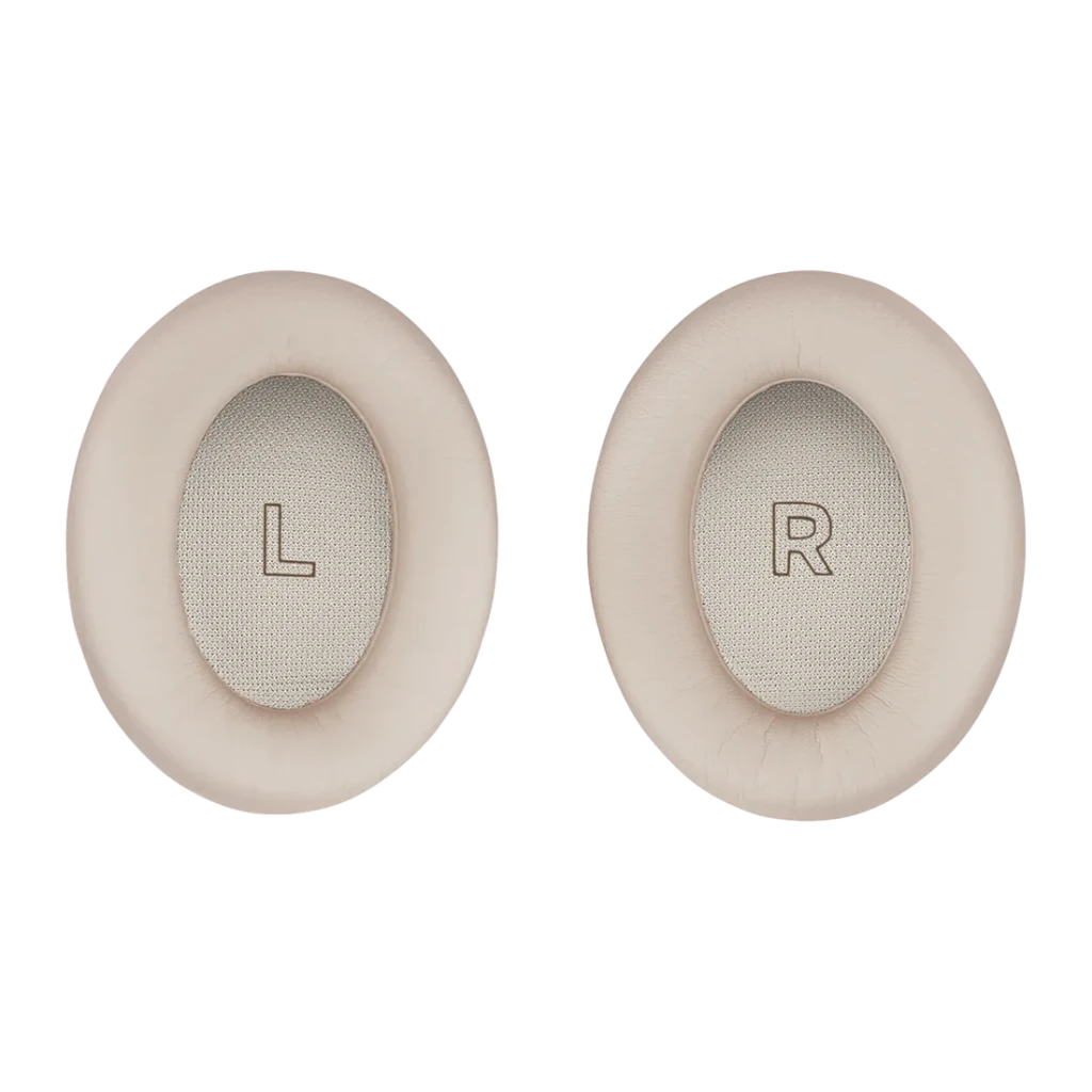 Casque Bose QuietComfort Ultra Headphones 2e Gen Réduction de Bruit Active Driftwood Sable, coussinets: paire L et R, cuir