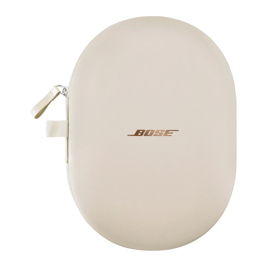 Casque Bose QuietComfort Ultra Headphones 2e Gen Réduction de Bruit Active Driftwood Sable, étui: étui ovale sable avec logo