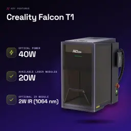 Gravador Laser Creality Falcon T1 40W Díodo - características