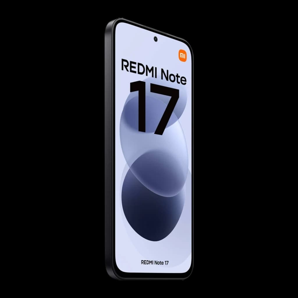 Xiaomi Redmi Note 17 4G noir, écran AMOLED 6,99 pouces 120 Hz bord à bord, poinçon centré, bords fins, design sobre et élégant, 4 Go RAM 128 Go stockage