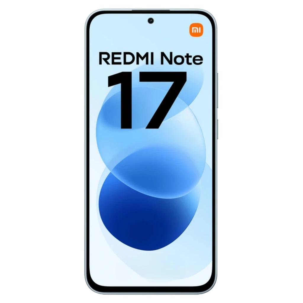 Xiaomi Redmi Note 17 4G color Sky Teal con pantalla frontal perforada y módulo trasero con doble cámara grande y flash integrado - Ítem3