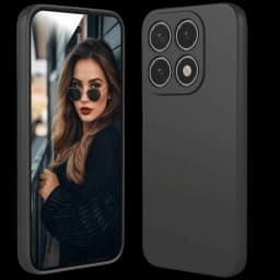 Coque Xiaomi Redmi Note 17 4G 5G noire, design carré, dos mat lisse, bords renforcés, module caméra triple large, protection premium antichocs et