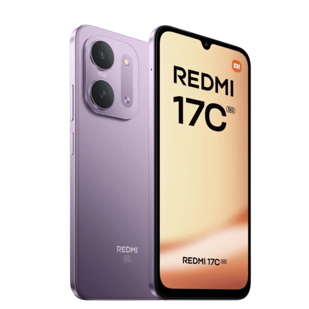 Xiaomi Redmi 17C 5G lila con pantalla de 6,9 pulgadas, doble cámara trasera con flash, marco fino, notch en gota y batería de 6000 mAh - Ítem1