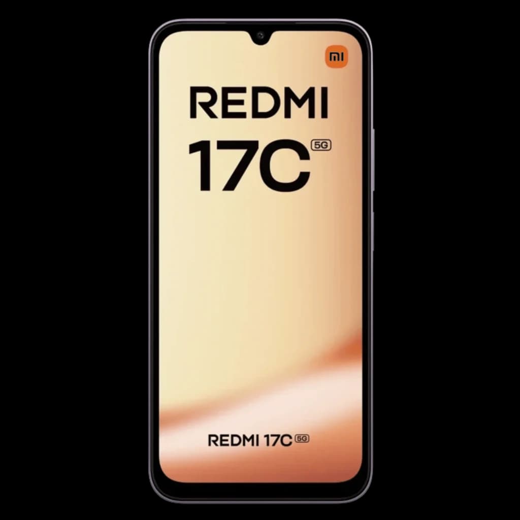 Xiaomi Redmi 17C 5G violet avec grand écran 6,9 pouces à encoche goutte, bords fins et logo mi, affichage lumineux pour une prise en main moderne