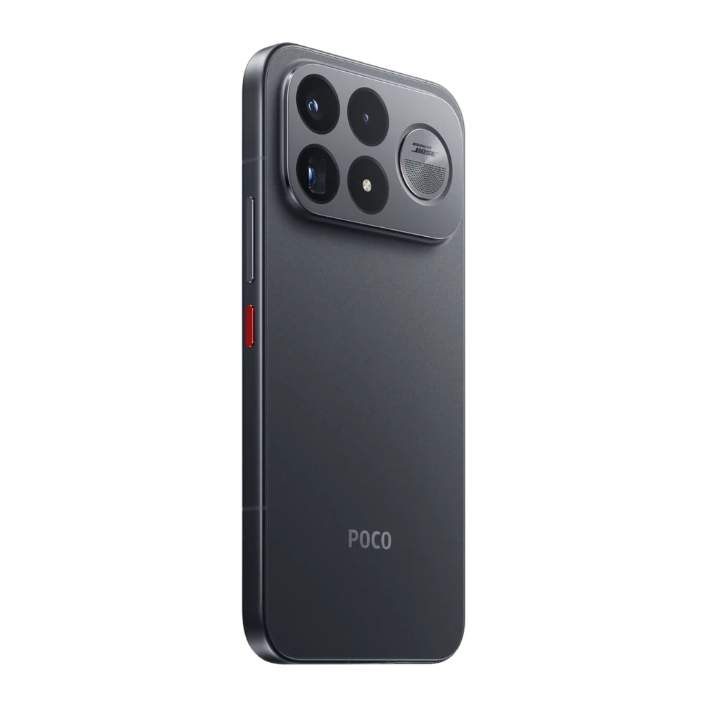 Xiaomi POCO F9 Ultra 5G noir, écran bord à bord avec poinçon centré, module photo triple proéminent avec périscope 50 MP 5x OIS, dos mat élégant - Ítem5