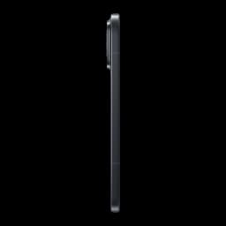 Profil latéral Xiaomi POCO F9 Ultra 5G noir montrant châssis fin en métal et module caméra proéminent avec périscope 5x OIS