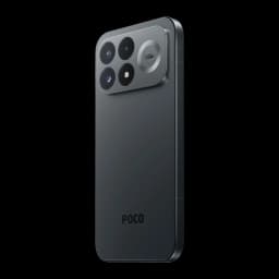 Xiami POCO F9 Pro 12GB/256GB negro con acabado mate, módulo de cámara trasera grande con tres lentes y flash, bordes rectos y logo POCO en la parte baja
