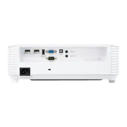 Acer Vidéoprojecteur X1827 4K UHD Blanc, vue arrière: ports HDMI, VGA, USB, SPDIF, audio et alimentation