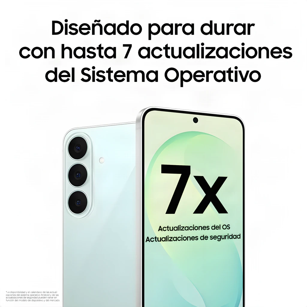 Samsung Galaxy S26 FE 5G grafito con triple cámara vertical, pantalla 6,7 pulgadas Dynamic AMOLED 2X borde a borde y orificio central para la selfie - Ítem5