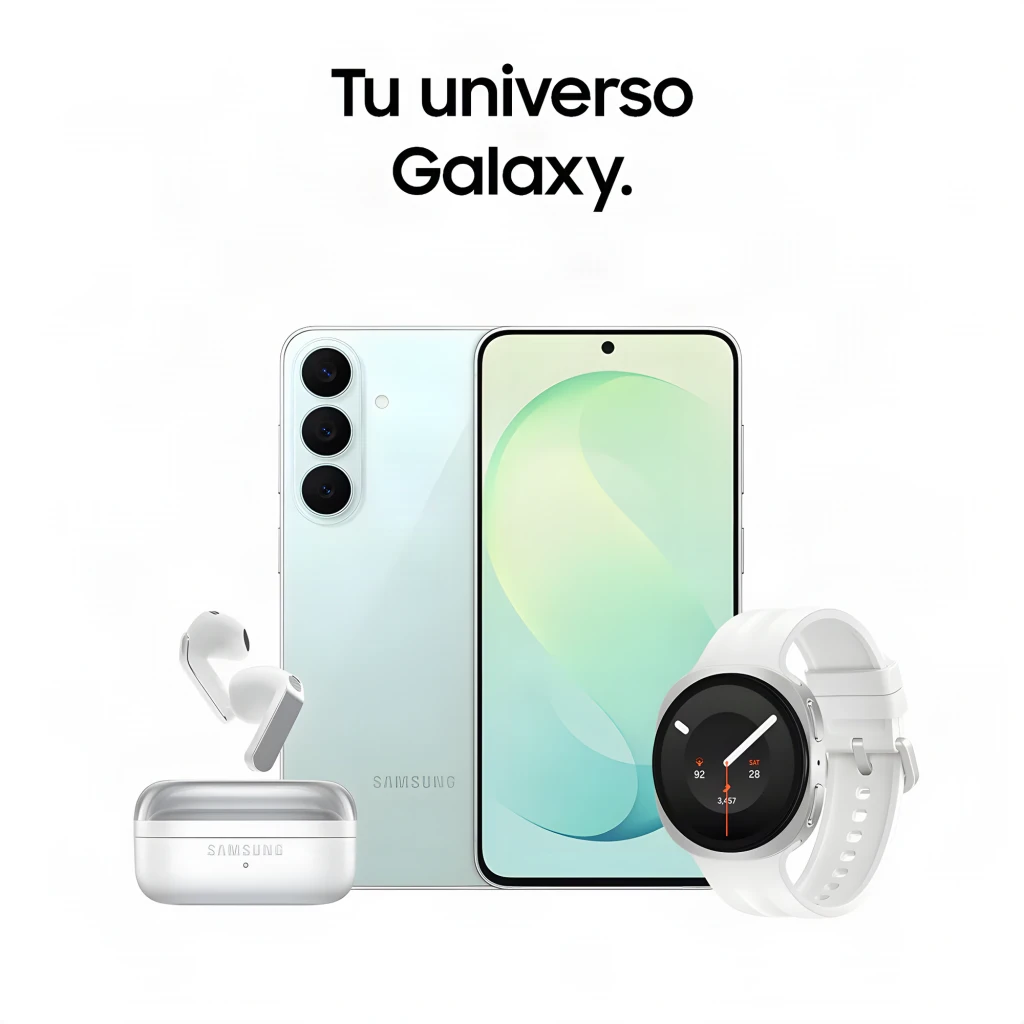 Samsung Galaxy S26 FE 5G grafito con triple cámara vertical, pantalla 6,7 pulgadas Dynamic AMOLED 2X borde a borde y orificio central para la selfie - Ítem6
