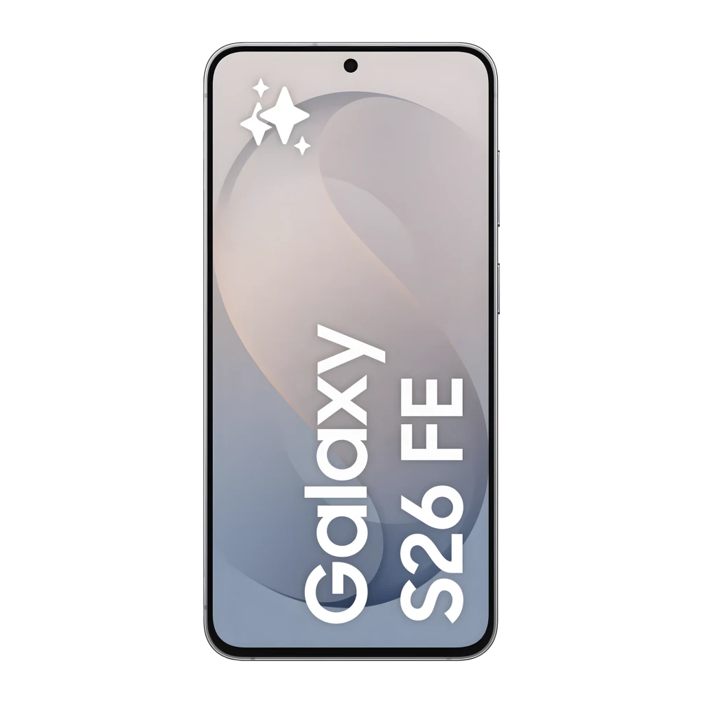 Samsung Galaxy S26 FE 5G grafito con triple cámara vertical, pantalla 6,7 pulgadas Dynamic AMOLED 2X borde a borde y orificio central para la selfie - Ítem1