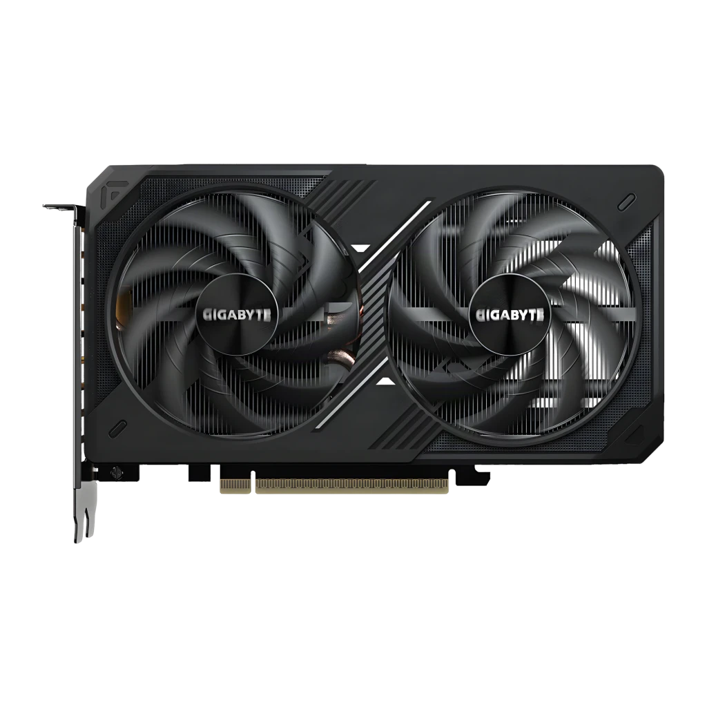 Gigabyte GeForce RTX 5060 Ti Windforce MAX OC 8GB preto, kit com caixa: placa gráfica ao lado da caixa laranja e verde - Item2