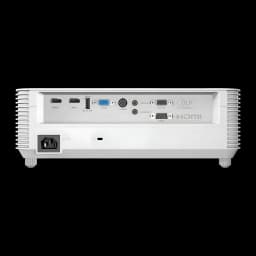 InFocus IN114 Proyector DLP 2700 Lúmenes blanco, panel trasero: puertos HDMI, VGA, S-Video, USB, audio y entrada de corriente