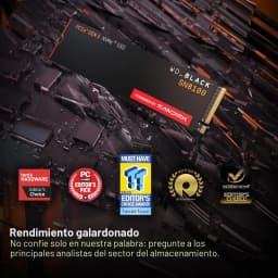 WD Black SN8100 8TB noir, récompenses: SSD M.2 sur carte mère avec badges Tom's Hardware, PC Gamer, TweakTown et plus