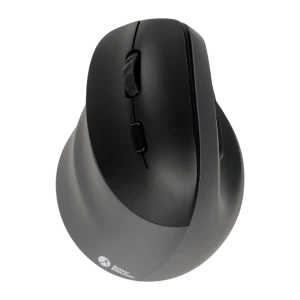 BakkerElkhuizen PRF Pro 3 Noir Gris foncé, vue principale: souris verticale pour gauchers, molette et boutons latéraux