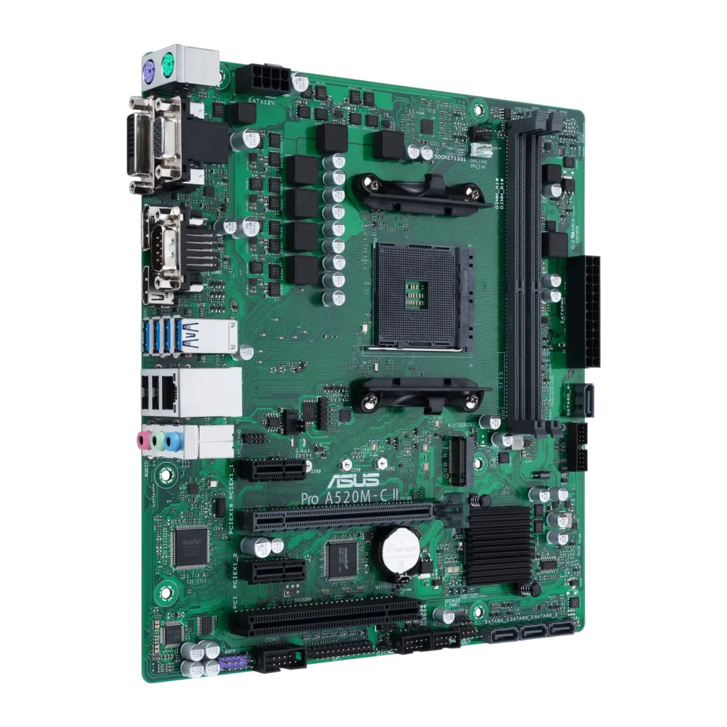 ASUS Pro A520M-C II/CSM mATX AM4, kit completo: placa-mãe, caixa retail Business Motherboard e cabo SATA incluído - Item3
