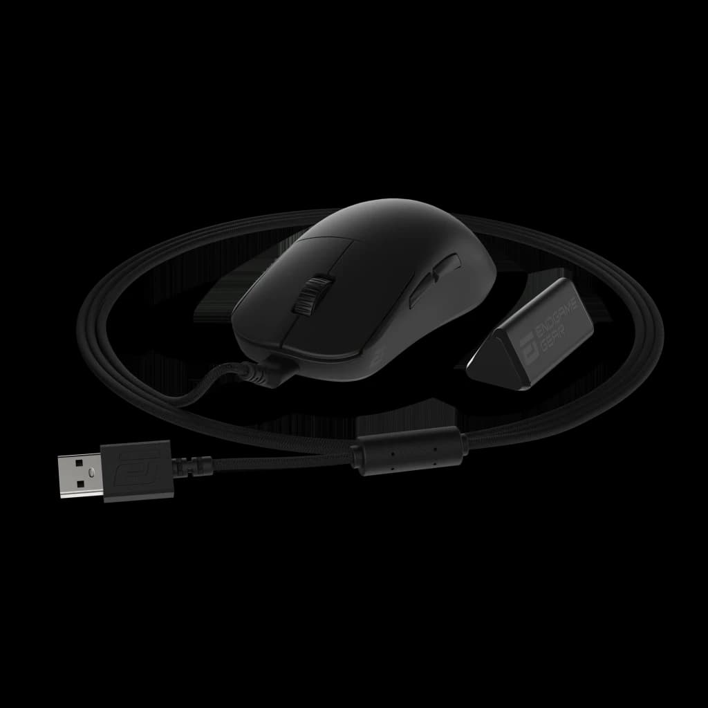 Endgame Gear OP1w 4K Wireless noir, kit complet: souris, câble USB tressé et récepteur sans fil Endgame Gear