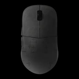 Endgame Gear XM2w 4K Wireless Dark Frost, vista superior: textura geométrica na carcaça, roda central e botões laterais