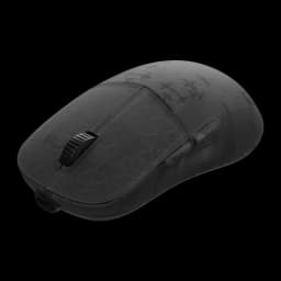 Endgame Gear XM2w 4K Wireless Dark Frost, vista superior em ângulo: textura geométrica escura e roda de scroll preta