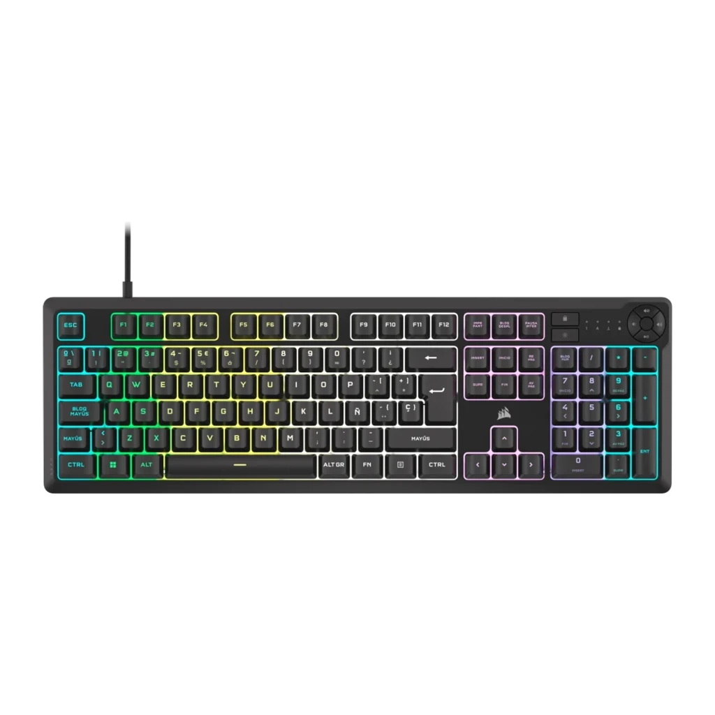 Teclado Gaming Corsair K55 Core RGB Negro CH-9226C65-ES