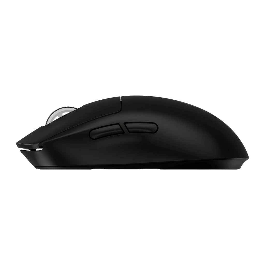 Logitech Ratón Pro X Superlight 2 SE negro, vista superior: rueda central, LED verde y logo G plateado - Ítem4