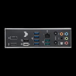 ASUS TUF Gaming B860M-Plus WiFi noir, panneau arrière: ports HDMI, DP, USB, Ethernet 2.5G, WiFi 7 et audio