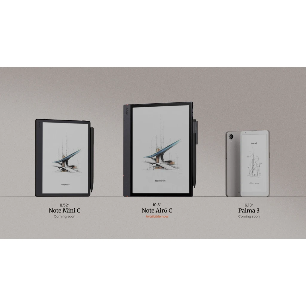 BOOX Note Air6 C 10,3 pulgadas - E-Reader y E-Notebook Color 64 GB - detalle