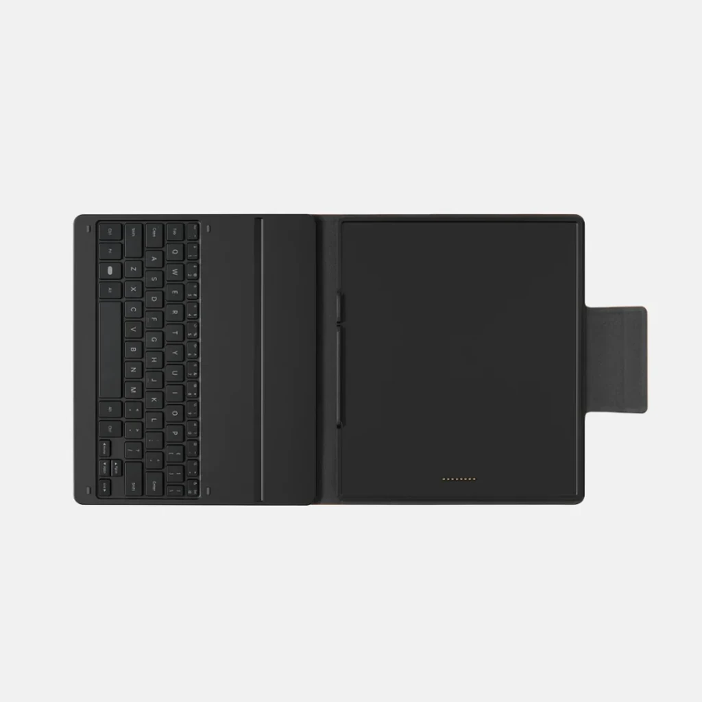 Onyx Boox Funda Magnética con Teclado para Note Air6 C: estuche negro con teclado QWERTY de 64 teclas, soporte para lápiz y conector pogo, diseño delgado y