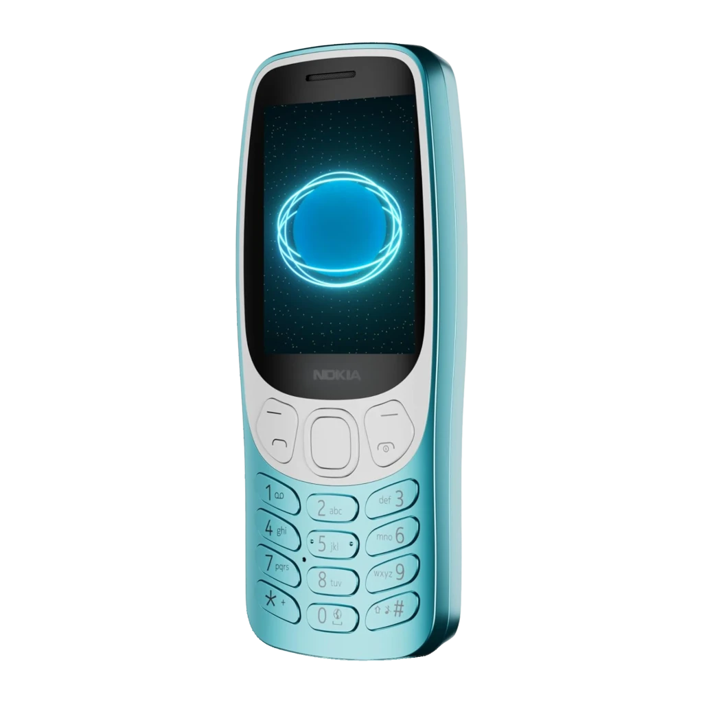 Nokia 3210 4G TA-1618 Bleu, coque cyan, écran TFT 2,4 pouces, clavier T9 rétroéclairé, caméra arrière, batterie 1450 mAh, slot microSD - Ítem5