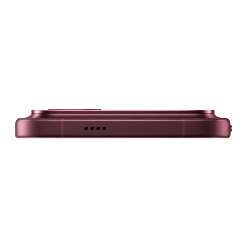 Xiaomi POCO F9 Ultra 5G Dark Cherry con gran pantalla sin bordes y cámara trasera triple en módulo redondo; acabado mate burdeos y frontal con perforación - Ítem3