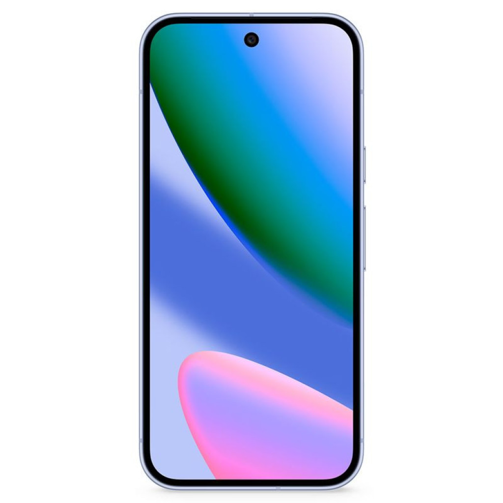 Smartphone blanco glaciar con pantalla completa perforada, marcos delgados y módulo trasero horizontal con triple cámara; acabado como nuevo, 12GB/128GB - Ítem4