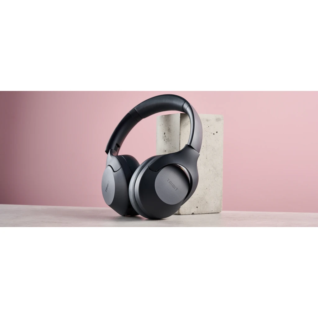 Tribit QuietPlus 81 noir - réduction de bruit hybride active (ANC) jusqu'à 45 dB avec cinq