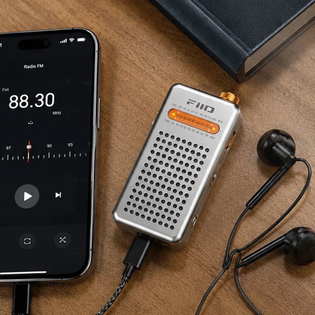 FiiO RR13 Black - la batería es extraíble y reemplazable