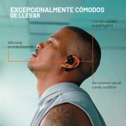 Écouteurs Beyerdynamic Verio 200 TWS Bluetooth 5.3 35h avec étui Crème, lifestyle: écouteur porté en oreille, silicone
