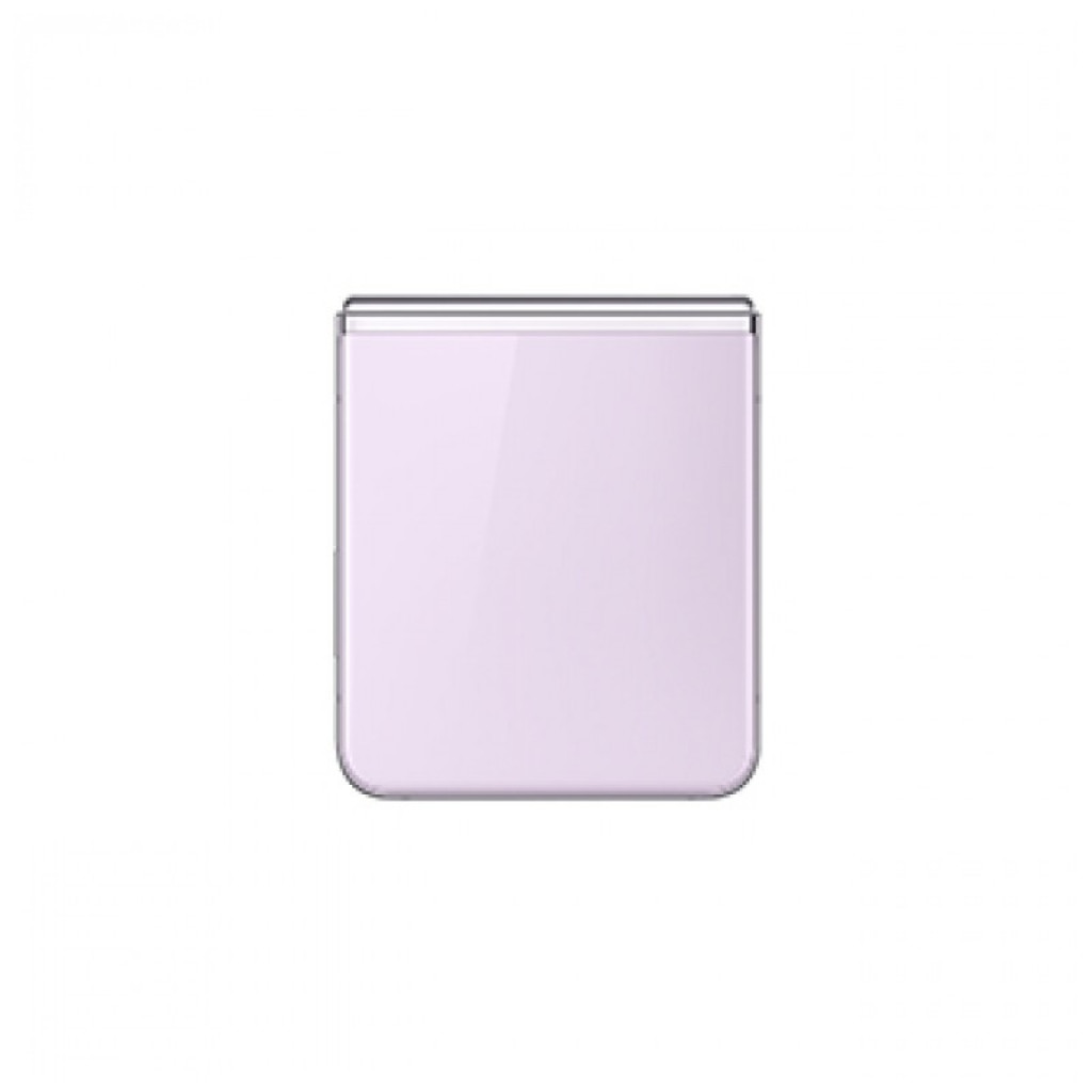 Samsung Galaxy Z Flip5 5G lavanda renovado en buen estado, diseño plegable con gran pantalla externa, doble cámara trasera y bisagras metálicas elegantes - Ítem2