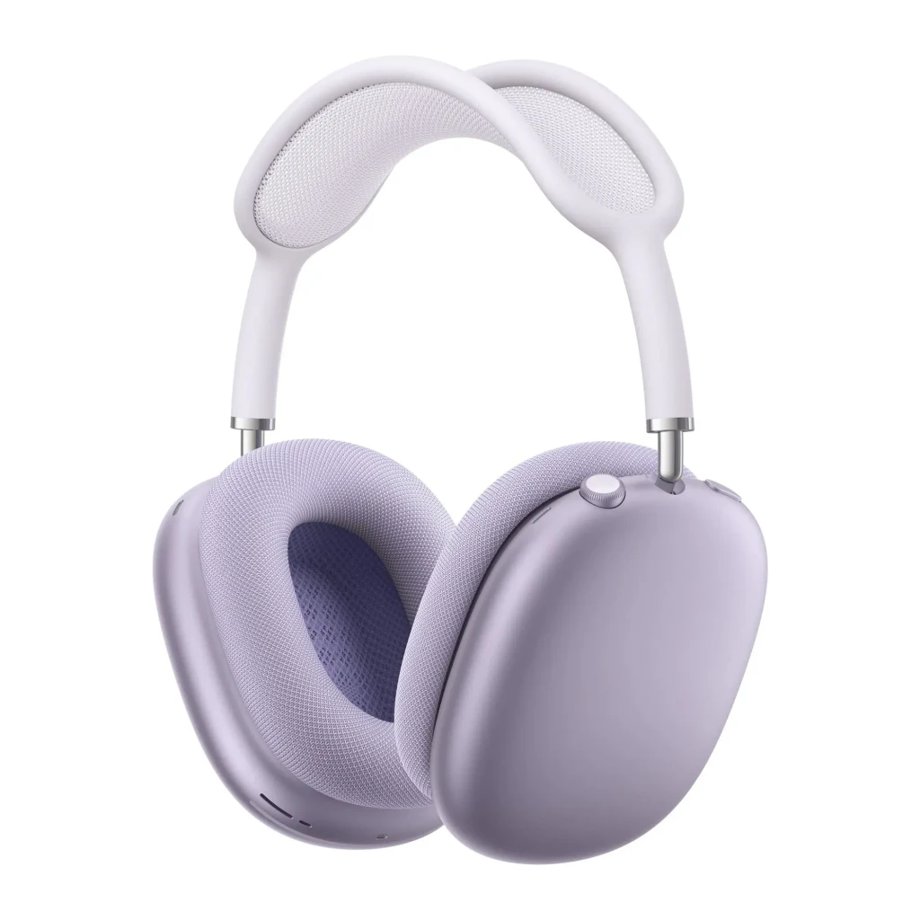 Auriculares Apple AirPods Max 2 Cancelación de Ruido Diadema Bluetooth 5.3 Púrpura, vista frontal: almohadillas de malla