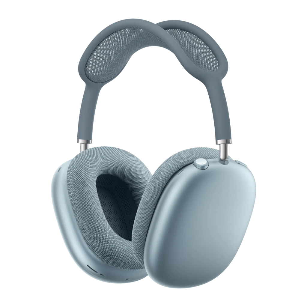 Auscultadores Apple AirPods Max 2 Cancelamento de Ruído Diadema Bluetooth 5.3 Azul Meia-Noite, vista frontal: almofadas