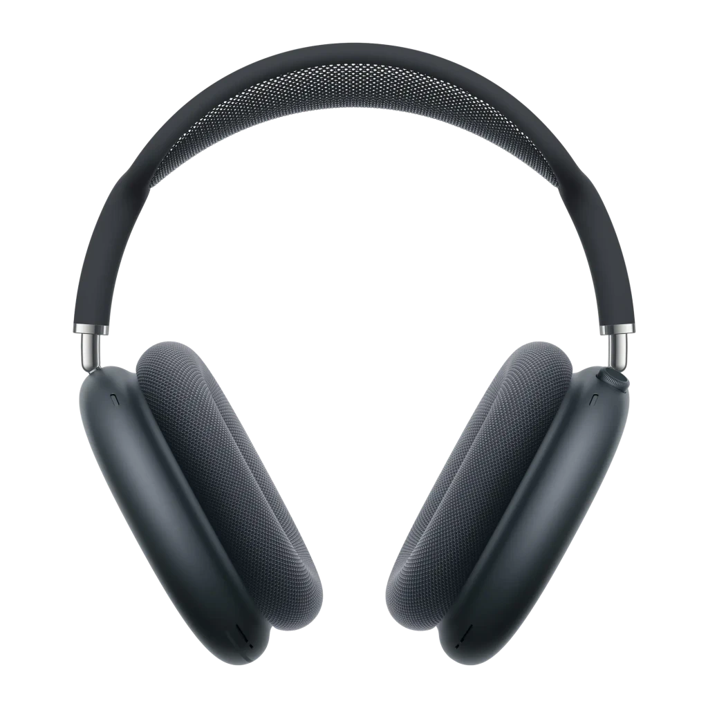 Auscultadores Apple AirPods Max 2 Cancelamento de Ruído Banda Bluetooth 5.3 Meia-Noite, vista frontal: arco em malha