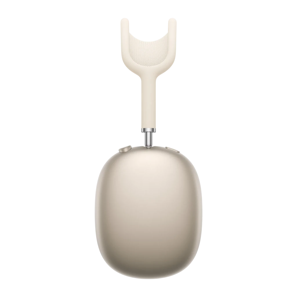Auscultadores Apple AirPods Max 2 Cancelamento de Ruído Diadema Bluetooth 5.3 Luz Estelar Estelar, vista lateral: concha