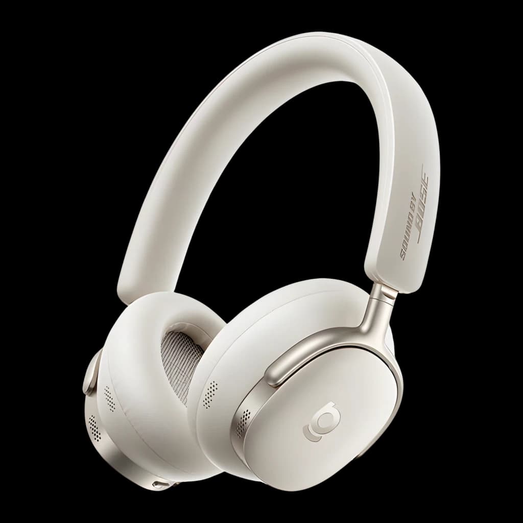 Auriculares Baseus Inspire XH1 Cancelación de Ruido Diadema Bluetooth 6.1 Blanco, vista lateral: diadema acolchada