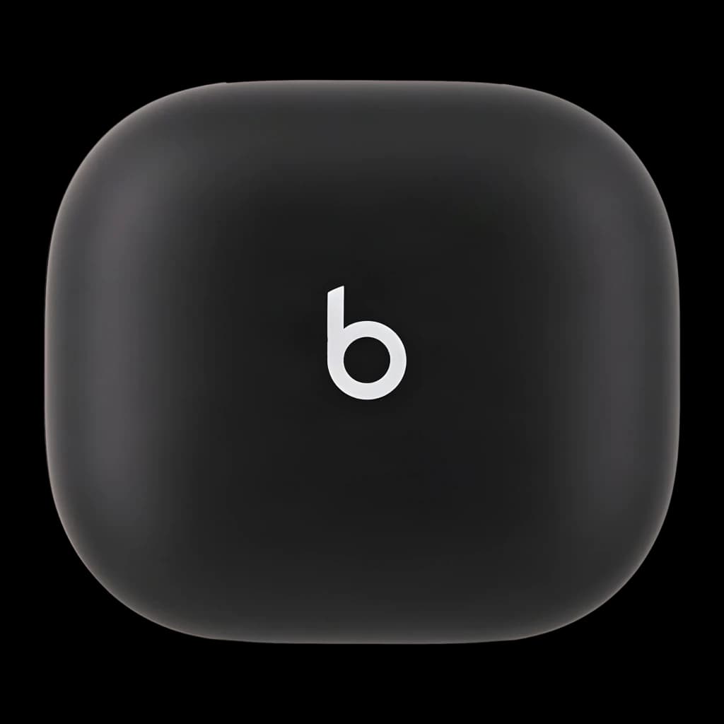 Auriculares Beats Audio Powerbeats Fit Cancelación de Ruido In-Ear Negro Azabache, tapa frontal: estuche de carga cerrado