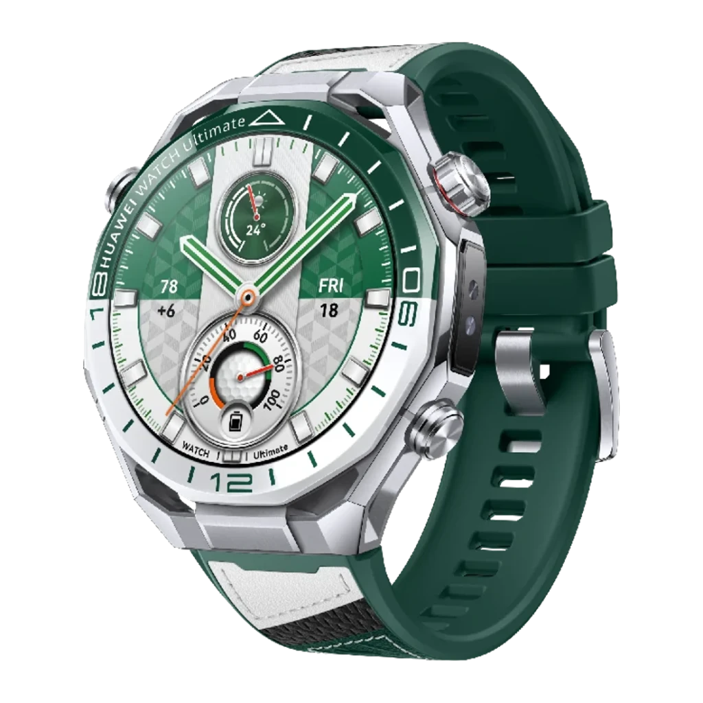 Huawei Watch Ultimate 2 LTE eSIM Reloj inteligente color verde con caja de cerámica y metal