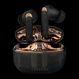 Auriculares Creative Labs Aurvana Ace 2 Cancelamento de Ruído TWS Bluetooth 5.3 Preto, vista frontal: ambos earbuds
