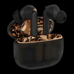 Auriculares Creative Labs Aurvana Ace 2 Cancelamento de Ruído TWS Bluetooth 5.3 Preto, vista frontal: estojo aberto