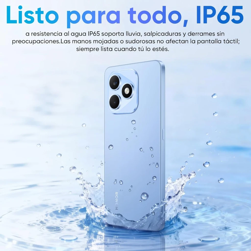 Honor X8D 8GB 512GB Azul com tela AMOLED 6,7 polegadas, bordas finas, câmera tripla traseira em módulo arredondado e furo central para a câmera frontal - Item6