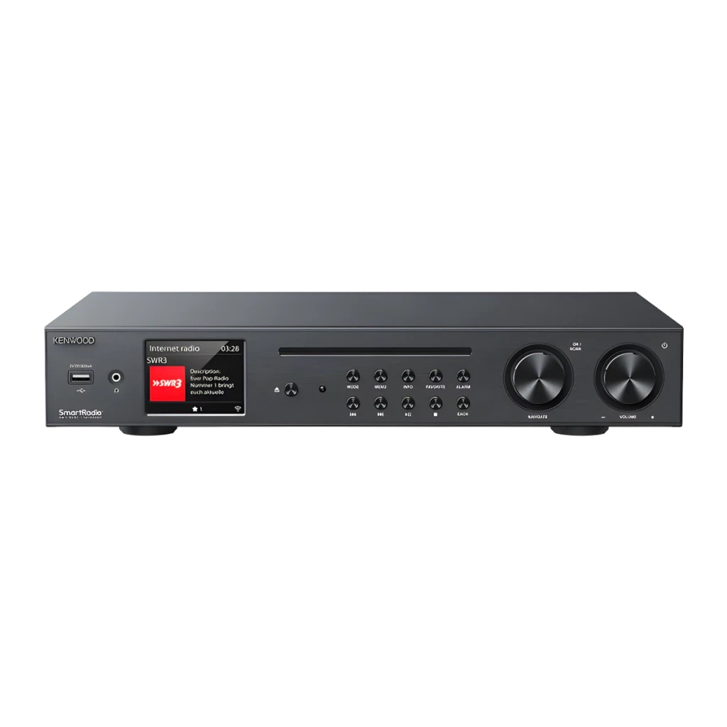 Receptor Hi-Fi Kenwood 60W Streaming Negro KR-W8000SCD