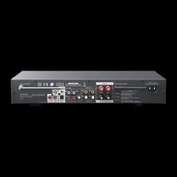 Ampli-tuner Hi-Fi Kenwood 60W Streaming Noir KR-W8000SCD, face arrière: prises RCA, optique, antennes FM/BT et bornes