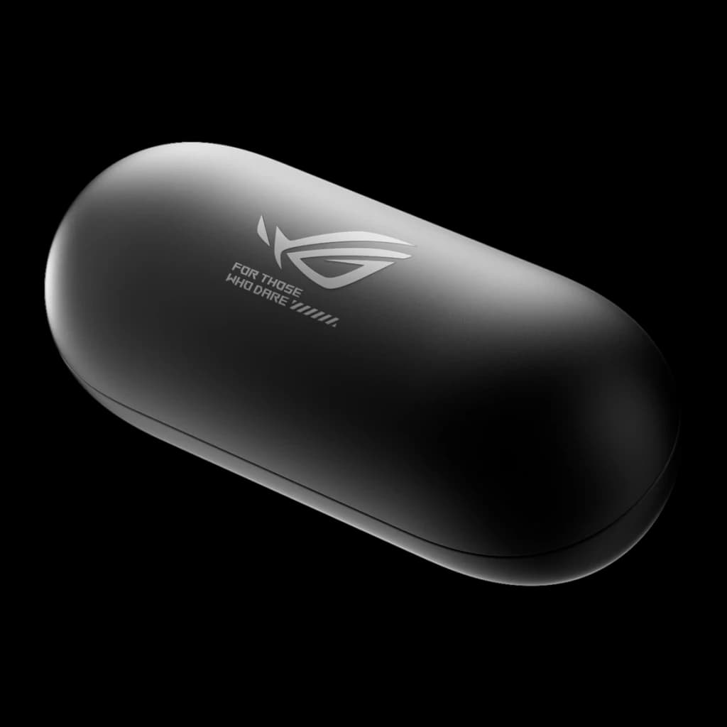 XREAL ROG XREAL R1-B 240Hz Noir Réalité Augmentée Micro OLED 1920x1080, étui: étui rigide noir fermé avec logo ROG et slogan