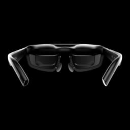 XREAL ROG XREAL R1-B 240Hz Noir Réalité Augmentée Micro OLED 1920x1080, vue intérieure: double lentilles et ajusteurs nasaux