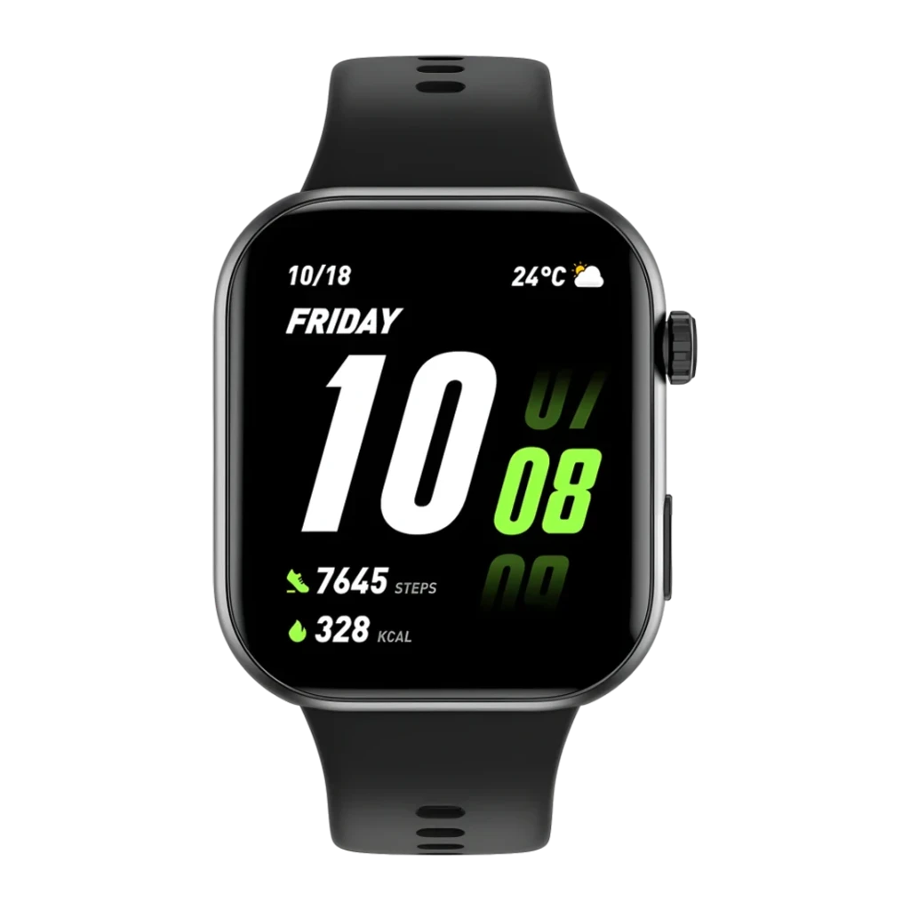 HONOR Choice Watch 2i Negro Llamadas Bluetooth Monitor Frecuencia Cardíaca SpO2, frontal: esfera deportiva con hora, pasos